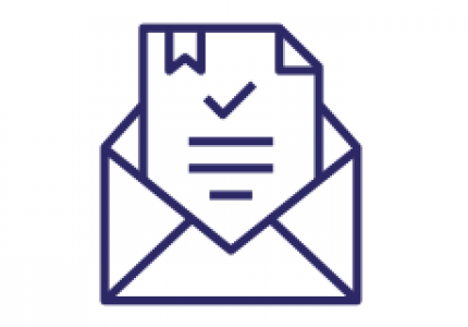 icon of a letter in an envelope