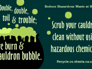 Scrub your cauldron clean without using chemicals