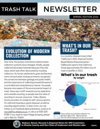 Current Trash Talk Newsletter Cover