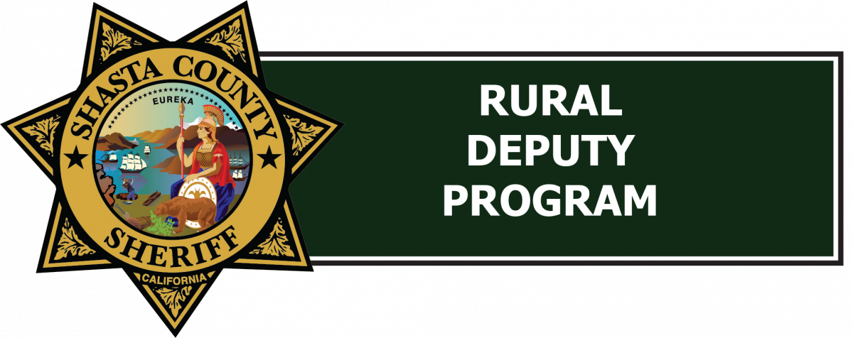 Sheriff Star with wording stating Rural Deputy Program