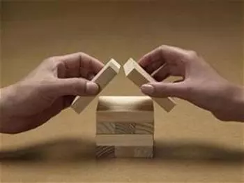 Wooden block house
