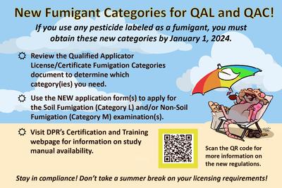 New fumigant categories