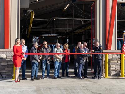 Ribbon Cutting with Board of Supervisors 