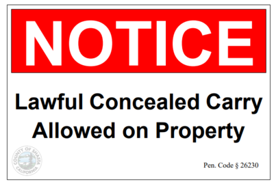 Notice Poster