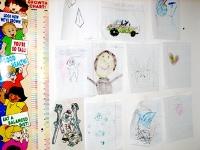 Children's art on display